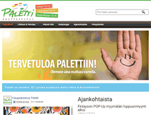 Tablet Screenshot of palettikauppakeskus.fi